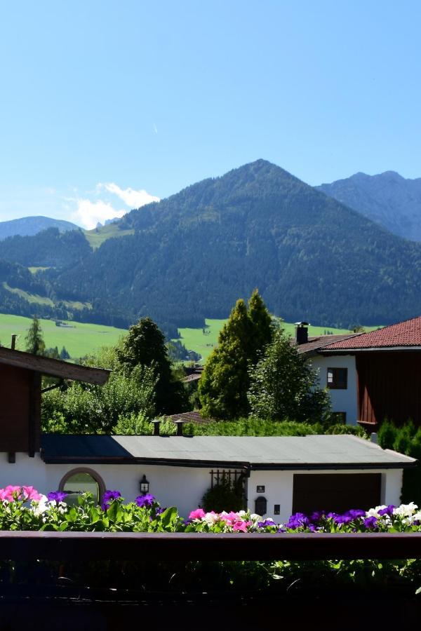Ferienwohnung Haus Bergblick Walchsee Exterior foto